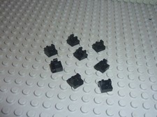 Lego black tile x - black, with