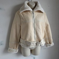 Giacca aviatore Boohoo panna