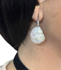 1 Paio Orecchini Perla