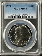 1972 50C Kennedy mezzo dollaro