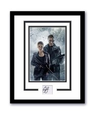 Terminator Genisys Emilia Clarke foto firmata 11x14 incorniciata Sarah Connor ACOA