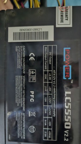 Power lc5550 550w nero - 550w,