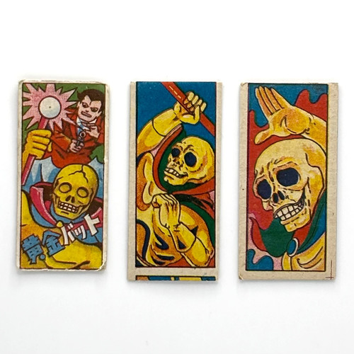 Golden bat menko card set - golden,