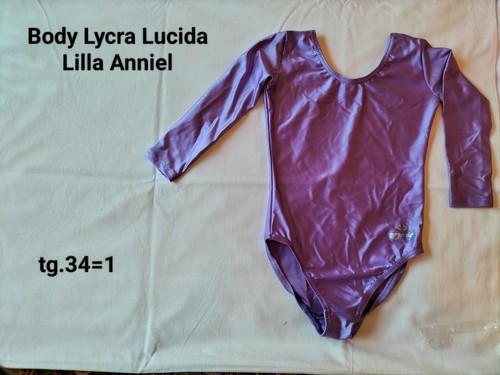 Body lycra lucido - lycra, lilla
