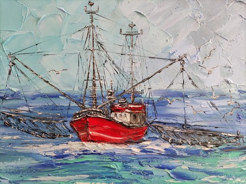 Quadro olio autodipinto 40x50