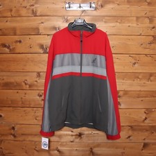 Felpa AUSTRALIAN Usato Taglia: 54 (Cod.:EBAY1900) Uomo/ Unisex Rosso e Grigio