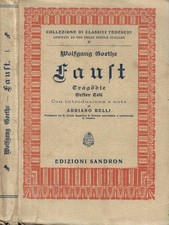 Faust Prima parte. . Wolfgang Goethe. 1924. .