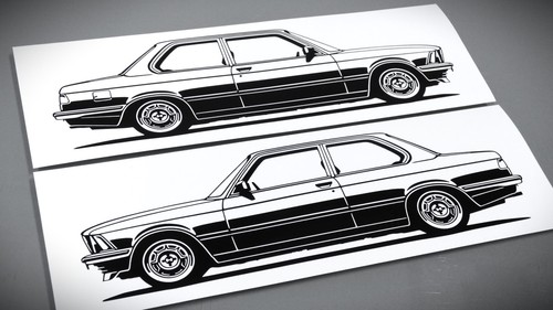 Adesivo bmw e21 - adesivo,