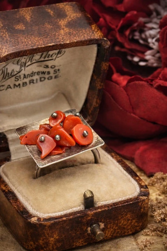 Anello vintage geometrico - 🔺,