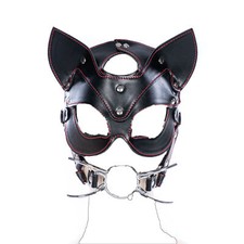 Maschera testa forte in pelle