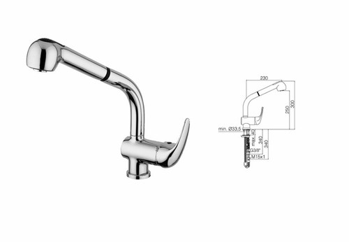 Miscelatore monocomando bocca - miscelatore,