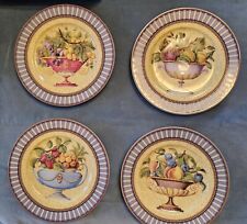 Splendido Set 4 Piatti Anni 80 Porcellana Henriette Design NUOVO 