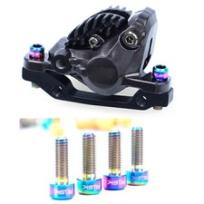 4PZ M6x20mm Titanio Bicicletta Disco Freno Fissaggio Bulloni Bici Pinza Manovella Viti