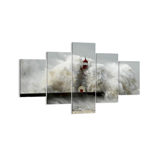 Quadro tela 125x70cm faro - su,