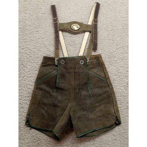 Vtg lederhosen german leather - vtg,