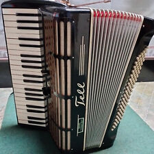 AKKORDEON Fisarmonica 120 bassi Firma TELL (made in Switzerland) Voci A MANO