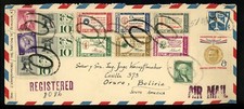 Storia postale USA #UC33 posta