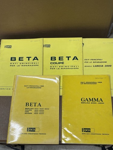 Manuali officina lancia beta - officina,