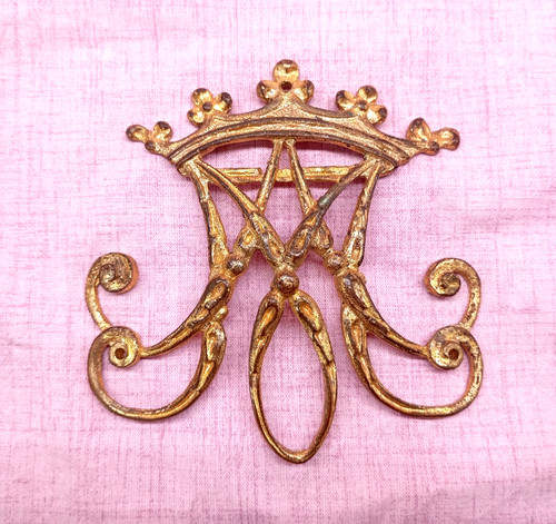 Fregio antico bronzo dorato - fregio,