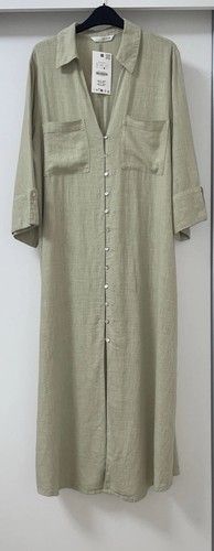 Abito camicia zara - kaki, collo