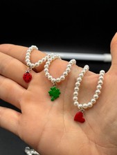 Collana regolabile per la Donna Perle con Pendente a scelta Argento 925 Rodio