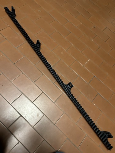 Cremagliera nylon plastica - cremagliera, in