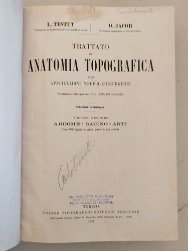 Trattato anatomia - di,