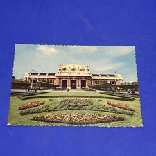 MILANO STAZIONE CENTRALE VISTA -- Cartolina Vintage a Colori