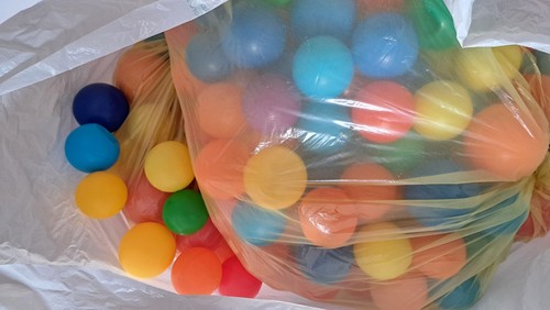 200 palline colorate cm - 200, 7