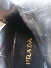 stivali Prada raso nero nr 39 
