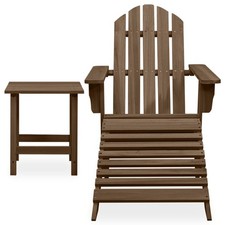 Sedia adirondack con ottomana - sedia,