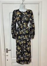 Abito midi floreale M&S UK 12