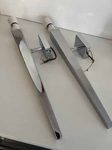 Pair 1960 style - style, chrome