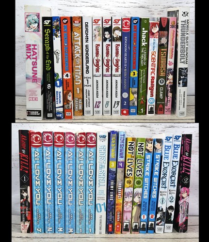 Mixed manga book assortment - mixed,