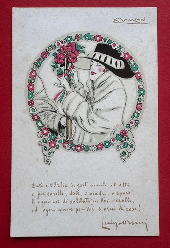 Cartolina mauzan propaganda - mauzan,
