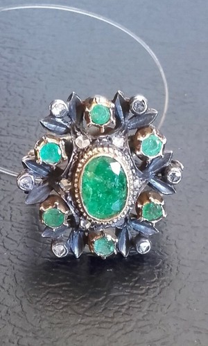 Anello antico oro argento - antico, in