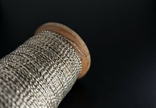Silver thread tank top for