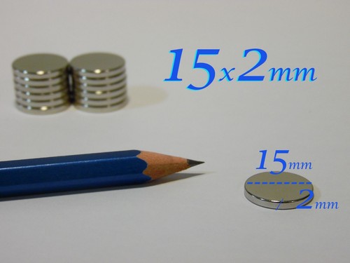 Magneti neodimio 15x2 mm - 20,