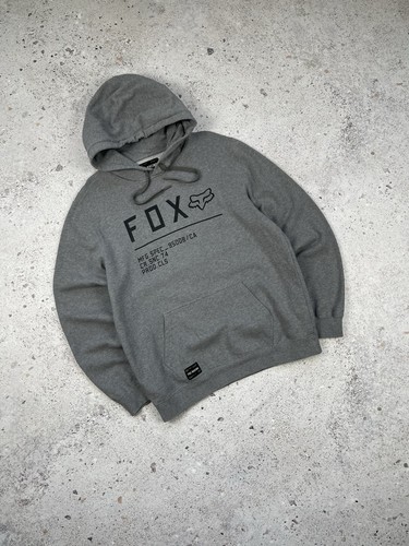 Felpa fox racing - grigia, con
