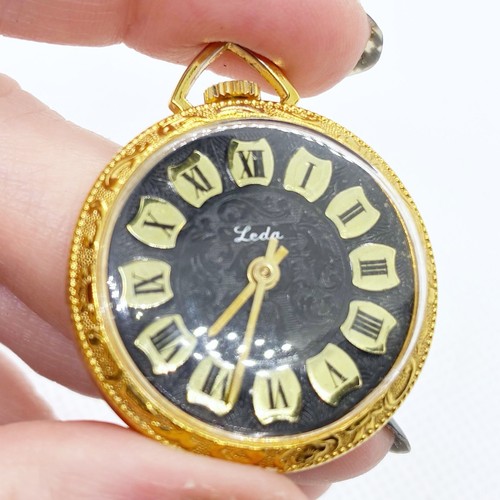 Collana orologio vintage leda - orologio,