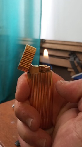 Accendino cartier oro - accendino,