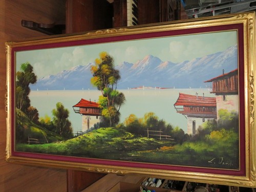 Vecchio quadro dipinto - vecchio, mano