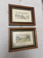 Coppia acquerelli "Paesaggi "