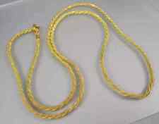 COLLANA MONET  TONO ORO MAGLIA