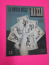 Rivista LA DIFESA DELLA RAZZA