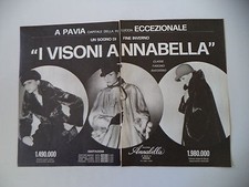 advertising Pubblicità 1979 PELLICCE PELLICCERIA ANNABELLA - PAVIA