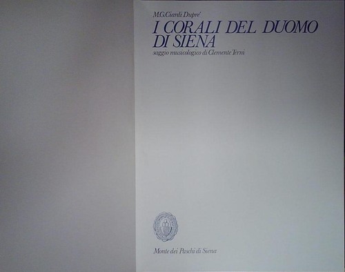 Ciardi dupre corali - i, del