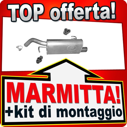 Silenziatore posteriore per