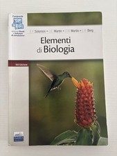 Testo universitario Salomon Martin Martin Berg Elementi di Biologia come nuovo