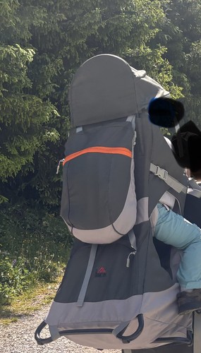 Homcom zaino porta - porta, fino